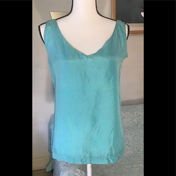 Express beautiful silk top. S - Picture 2 of 4
